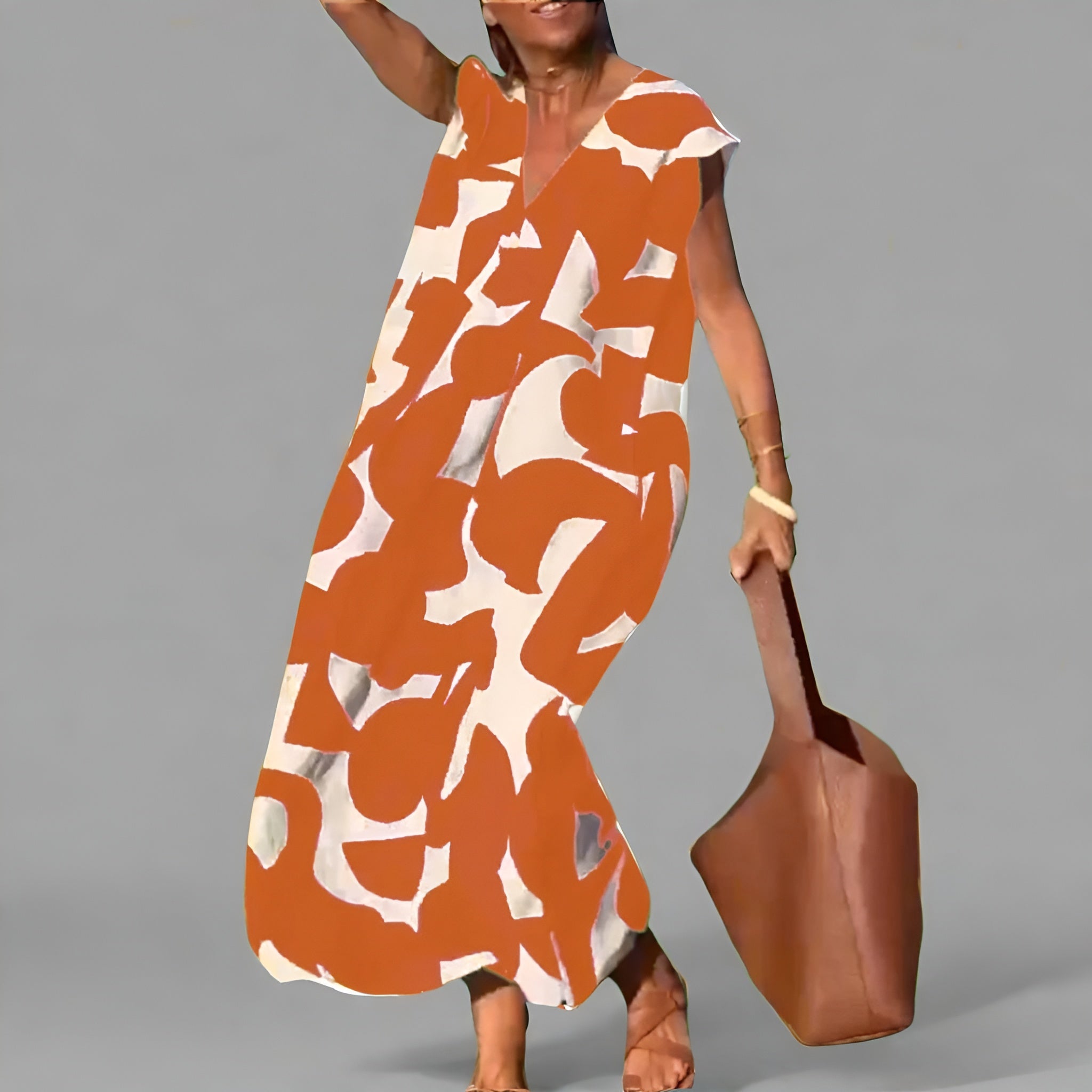 Amara™ | Trendy Kjole med V-hals