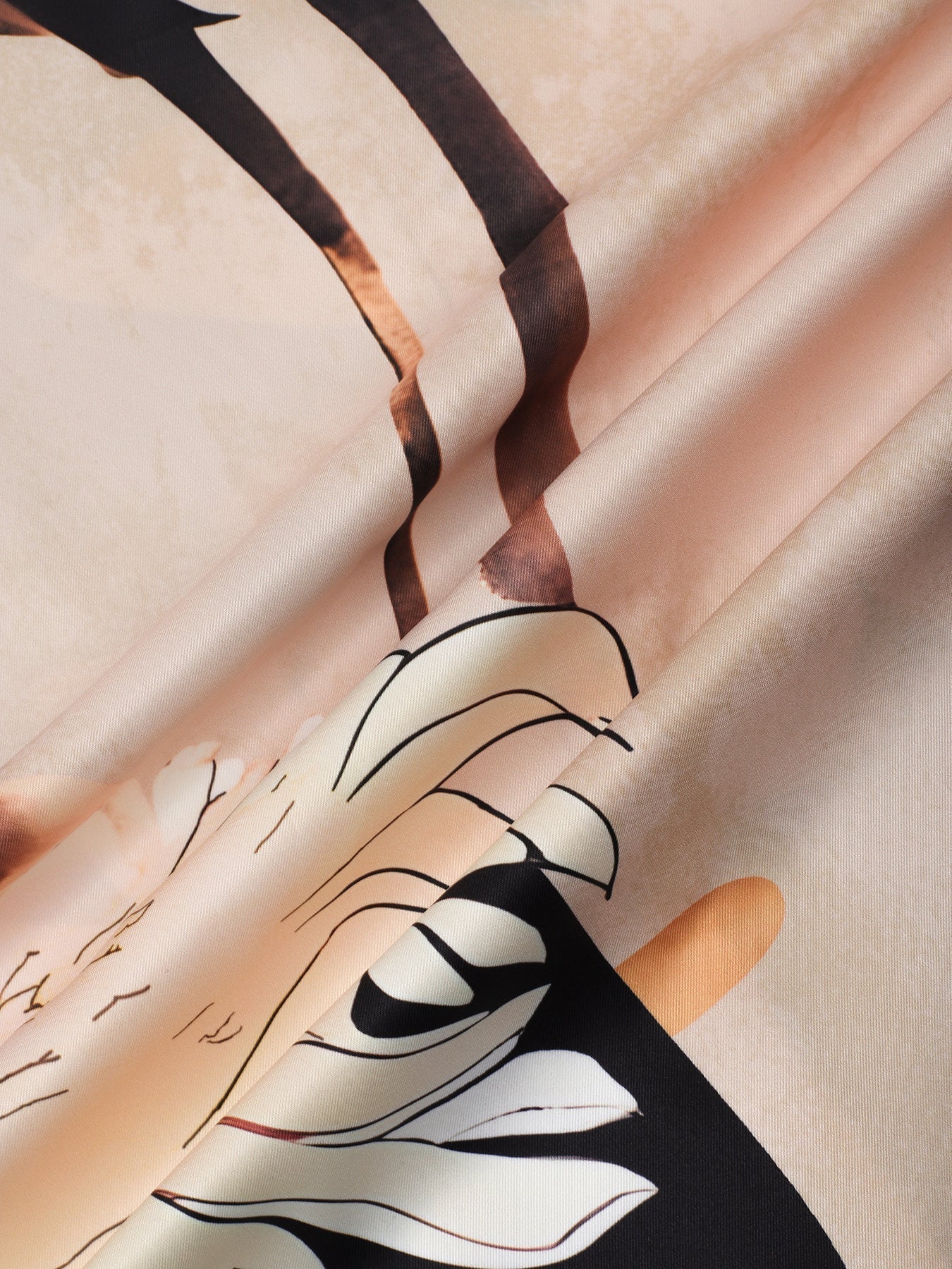 Åsa™ | Lapel Button Print Svart Set