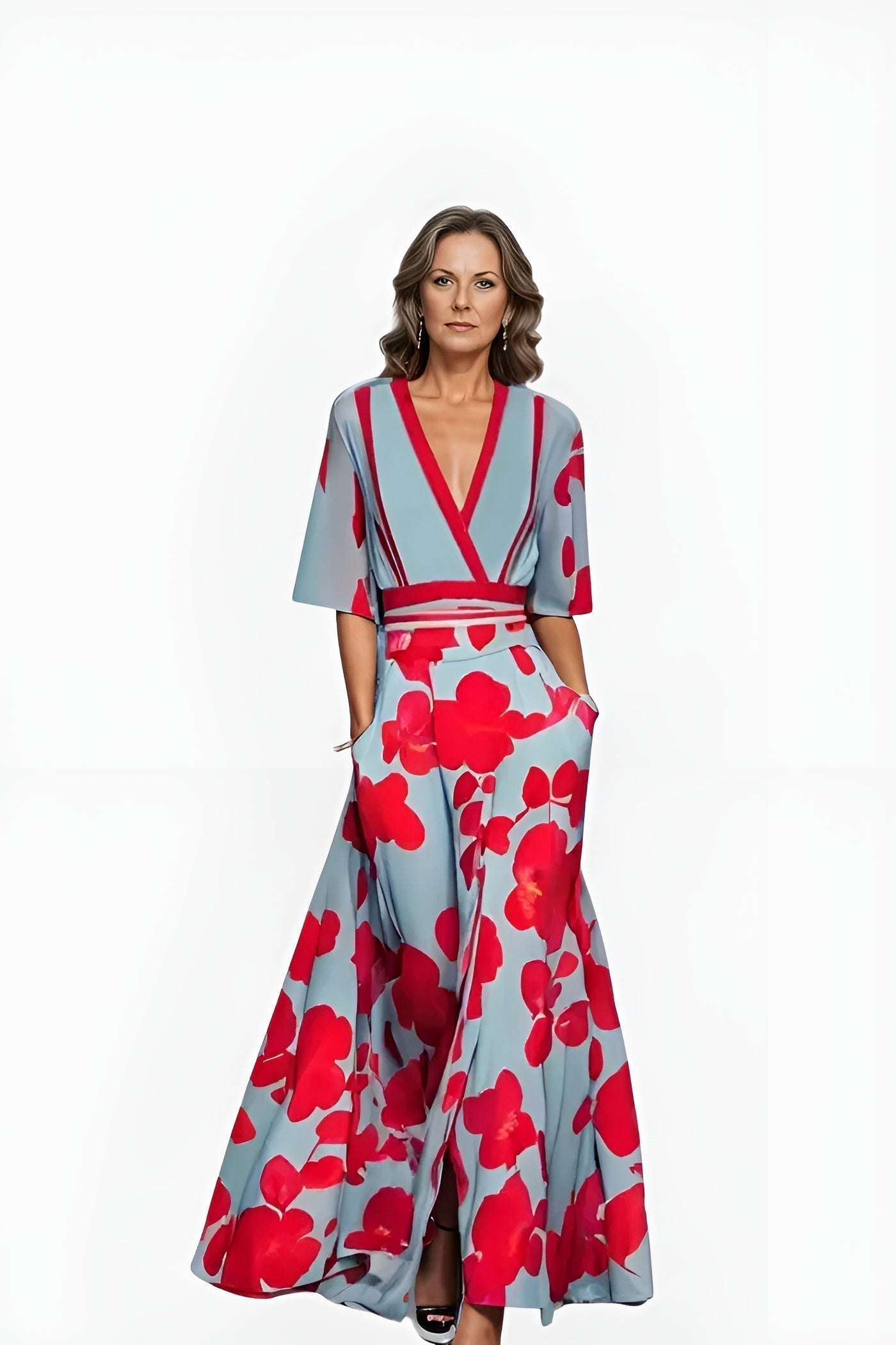 Elvira™ | Kjole med Blomster