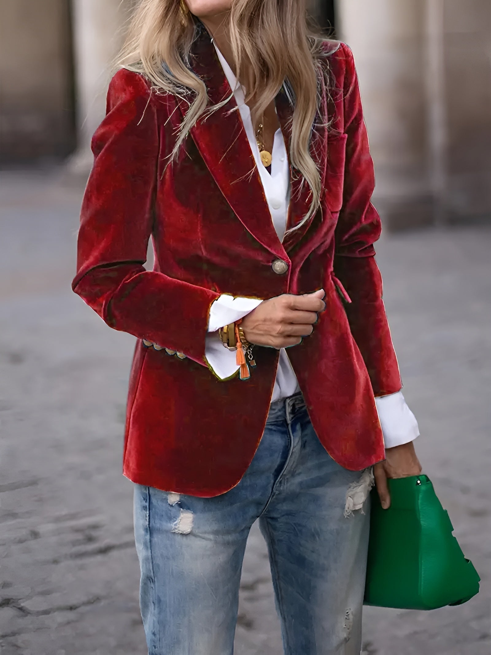 Katerina™ | Elegant Sammet Blazer