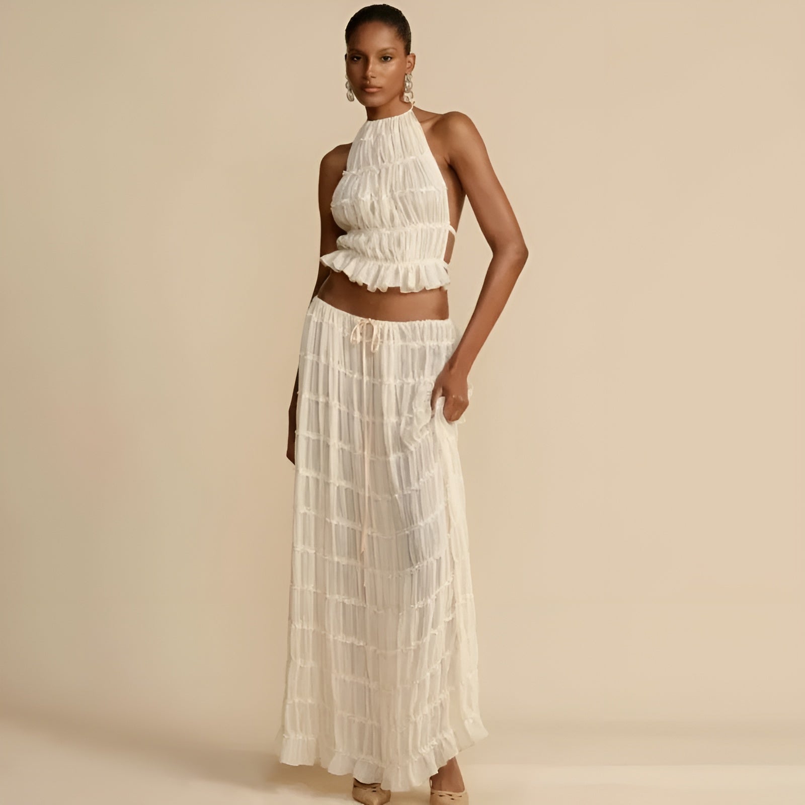 Sally™ | Stilig To-delt Strandkjole