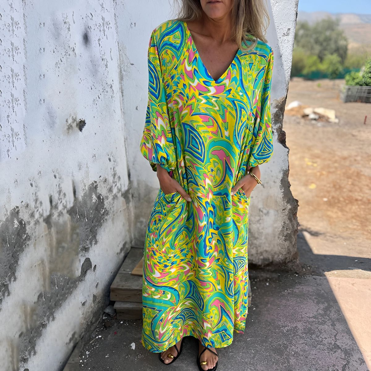 Léonie™ | Stilig Maxikjole