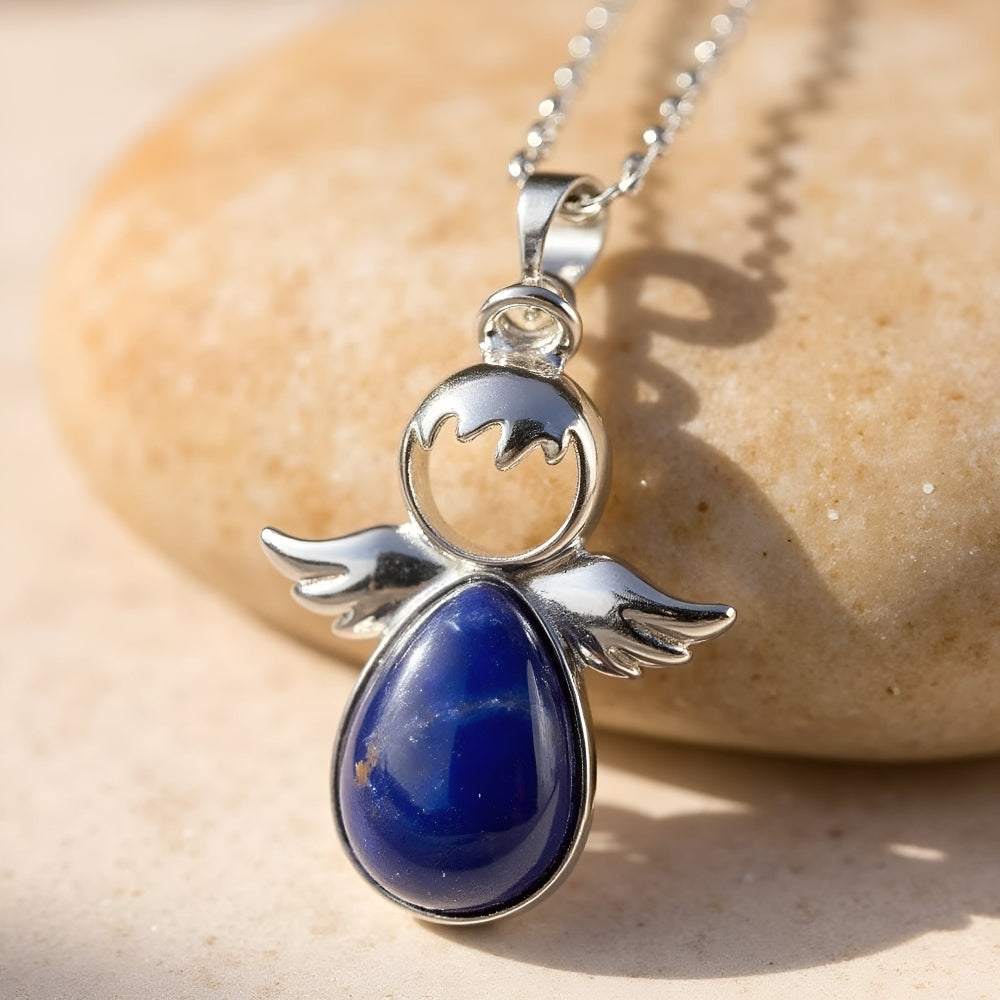 Nina™ | Beskyttelsesengel Edelstenshalskjede