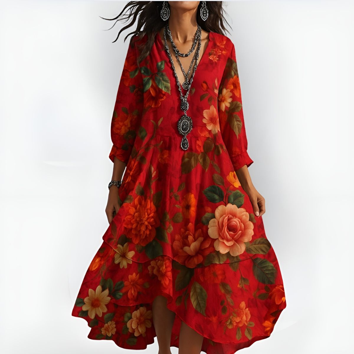 Malvina™ | Vintage Boho Kjole