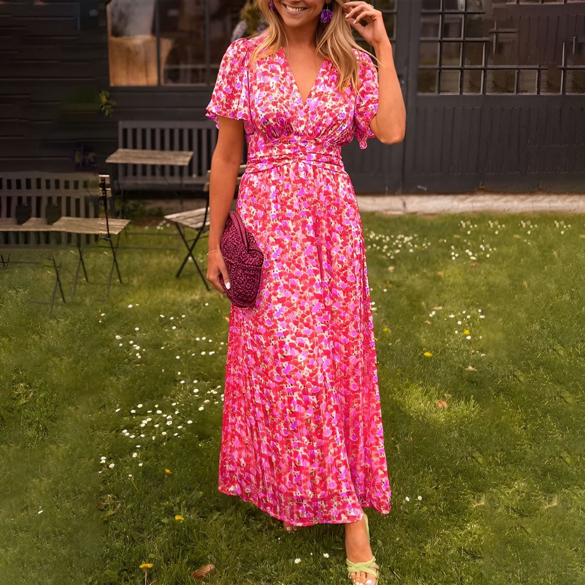 Linnea™ | Kjole med V-hals