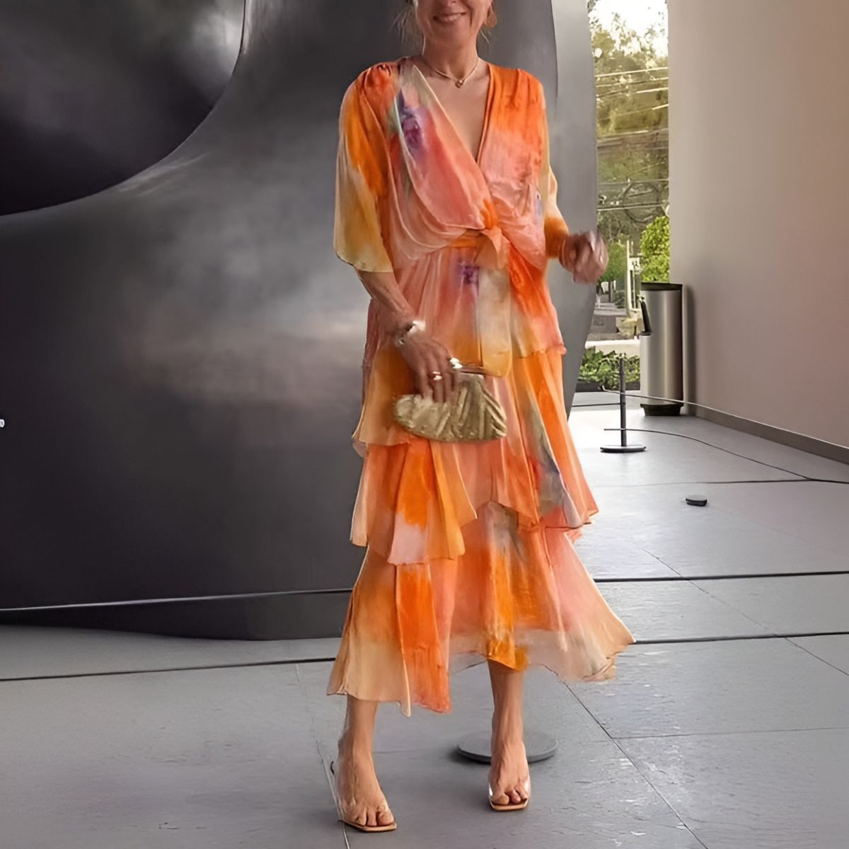 Sylviane™ | Blomstrete Lagerkjole