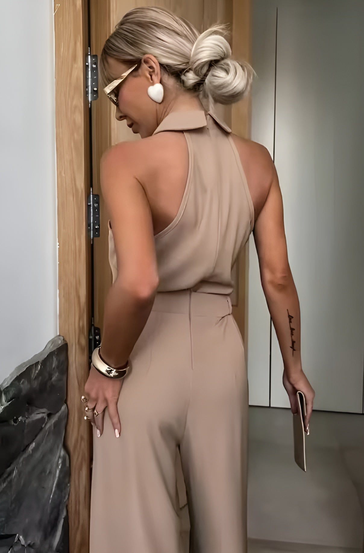 Marit™ | Stilig Jumpsuit med Vide Ben