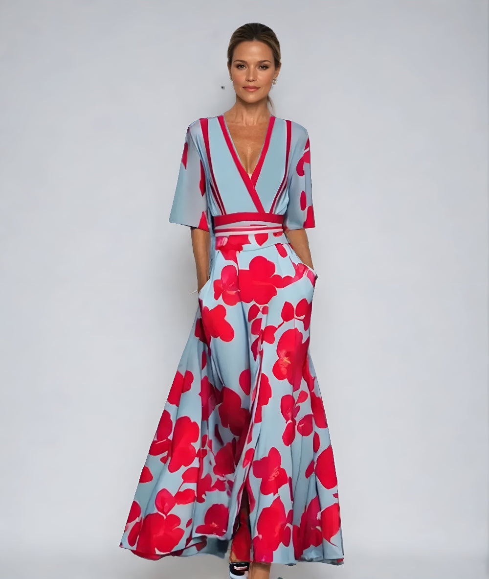 Elvira™ | Kjole med Blomster