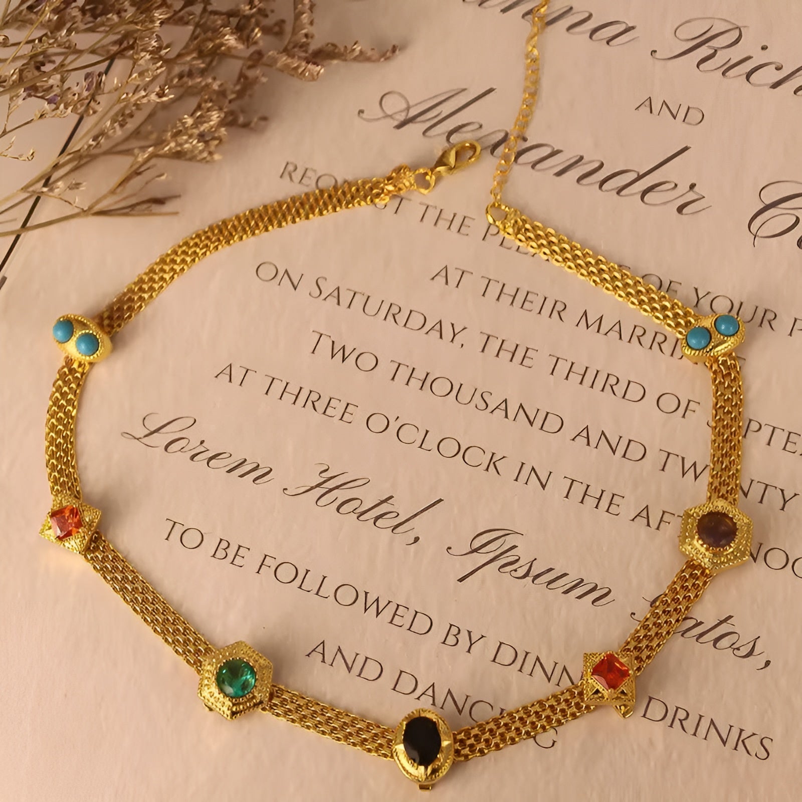 Fay™ | Halskjede med Edelstener