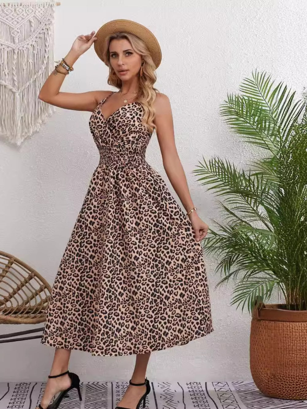 Maj™ | Leopardmønstret Kjole