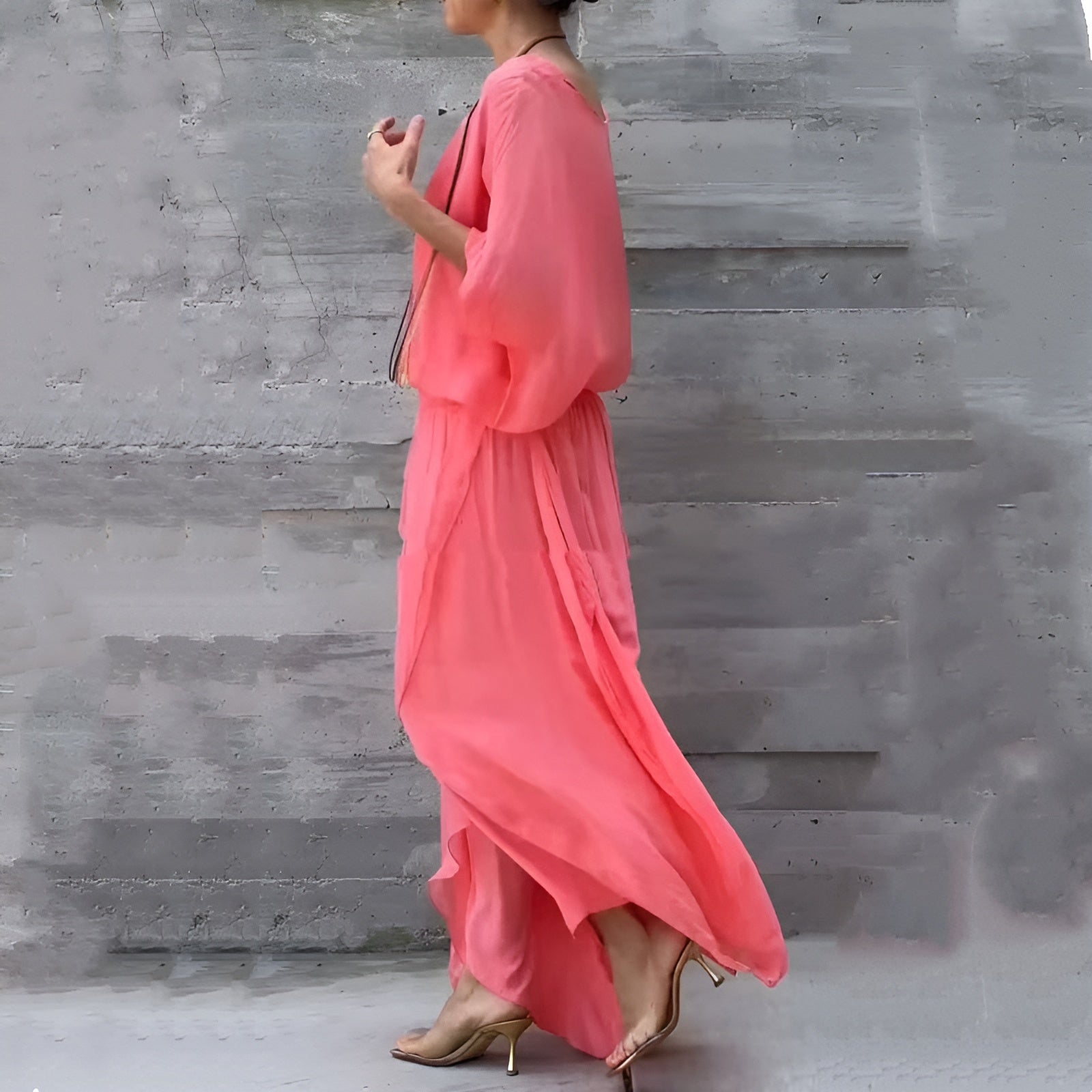 Astrid™ | Chiffongsett i To Deler