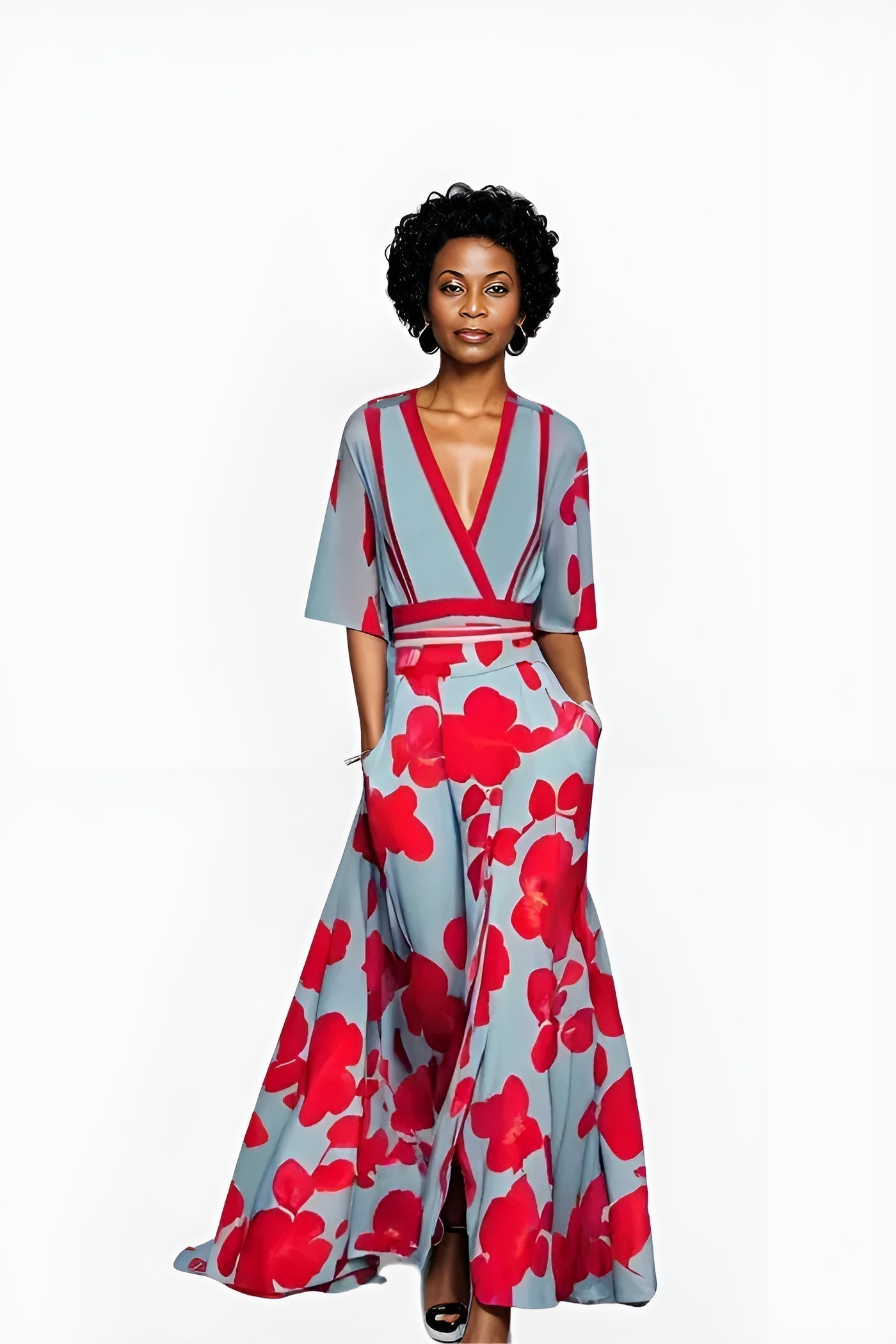 Elvira™ | Kjole med Blomster