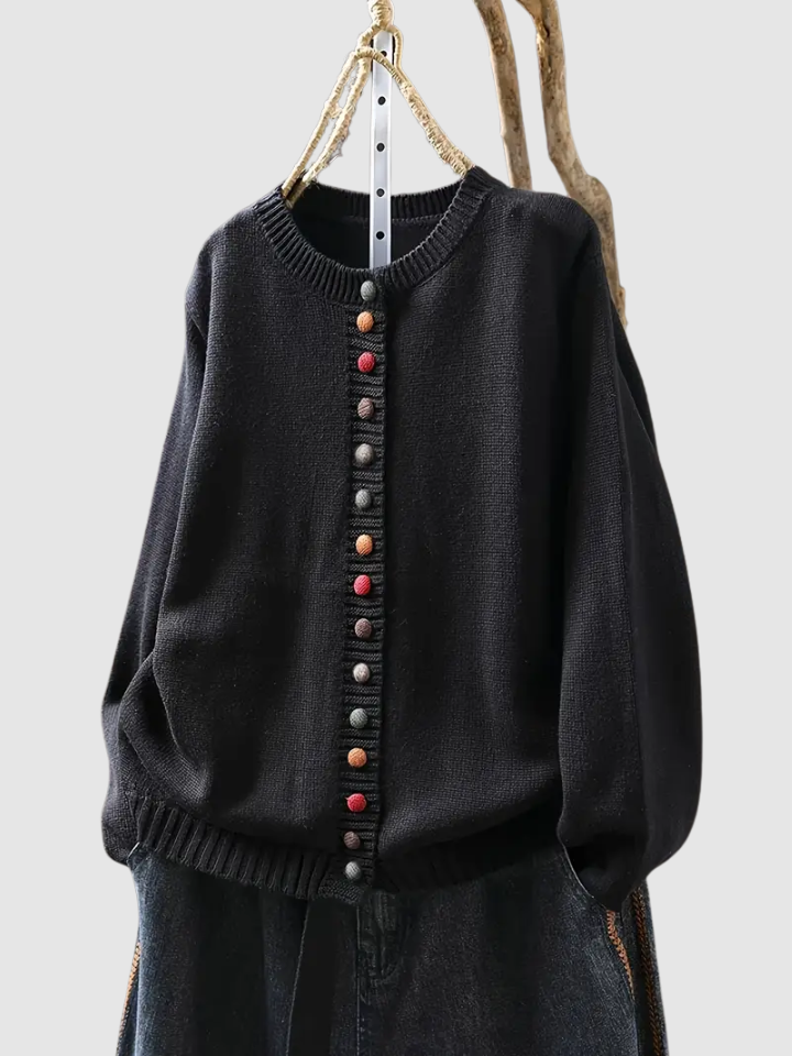 Solveig™ | Elegant cardigan med knapper