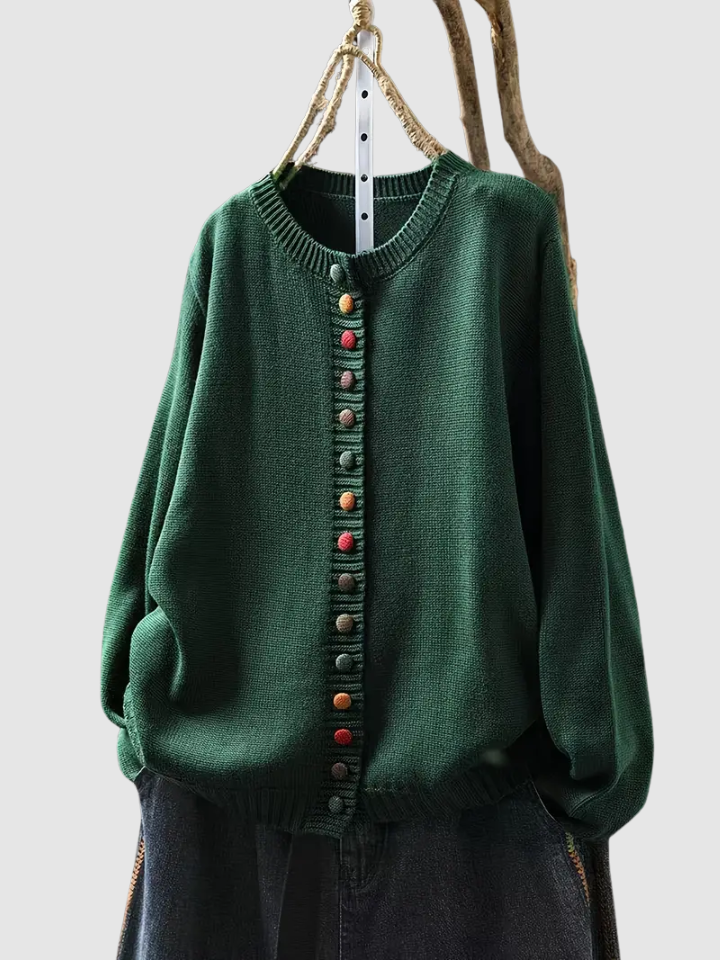 Solveig™ | Elegant cardigan med knapper
