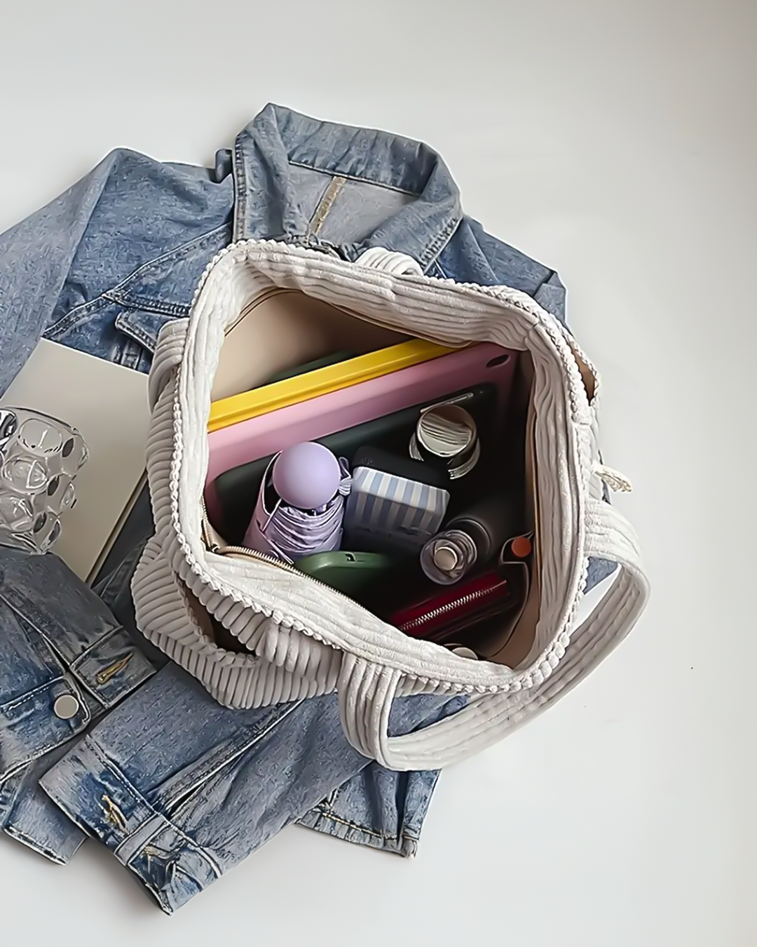 Tilda™ | Ribbveske med snor