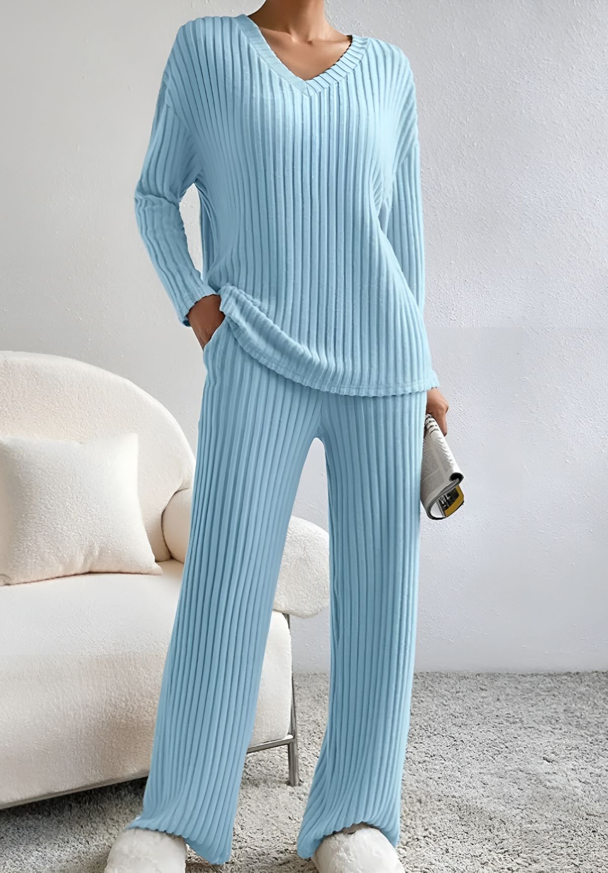 Romy™ | To-delt Strikket Sett