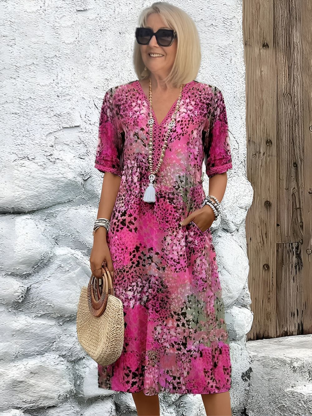 Sanne™ | Livlig Kjole