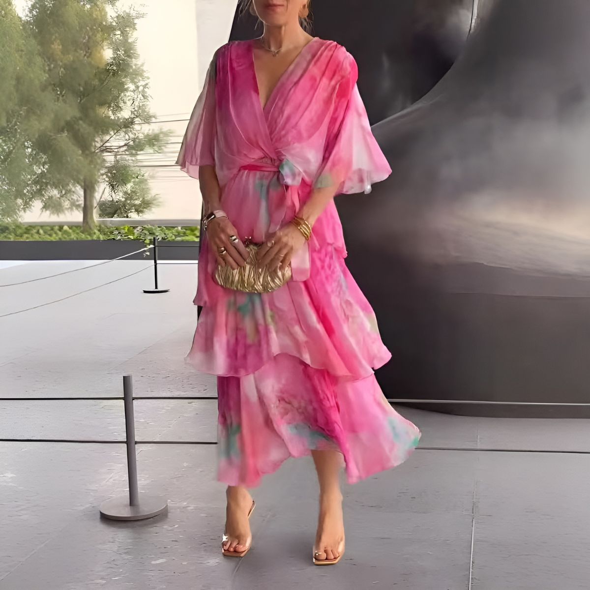 Sylviane™ | Blomstrete Lagerkjole