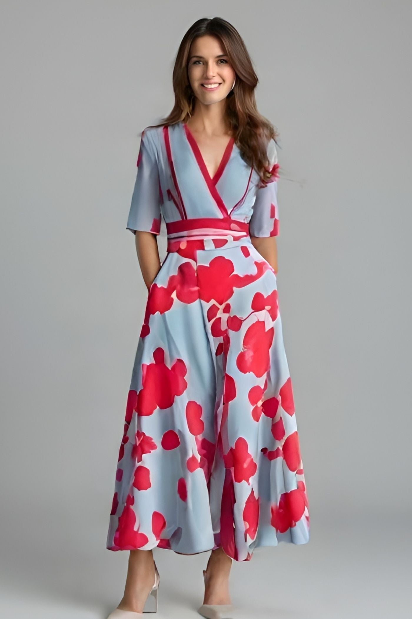 Elvira™ | Kjole med Blomster