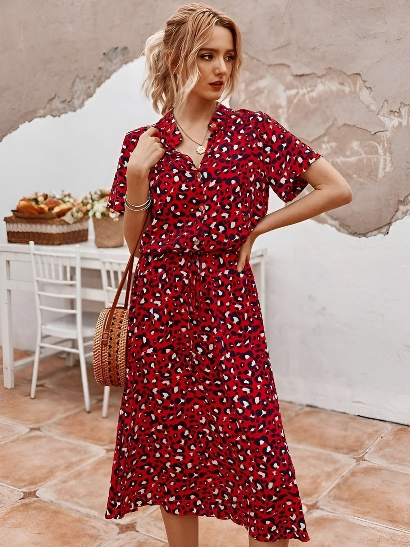 Benthe™ | V-hals Kjole