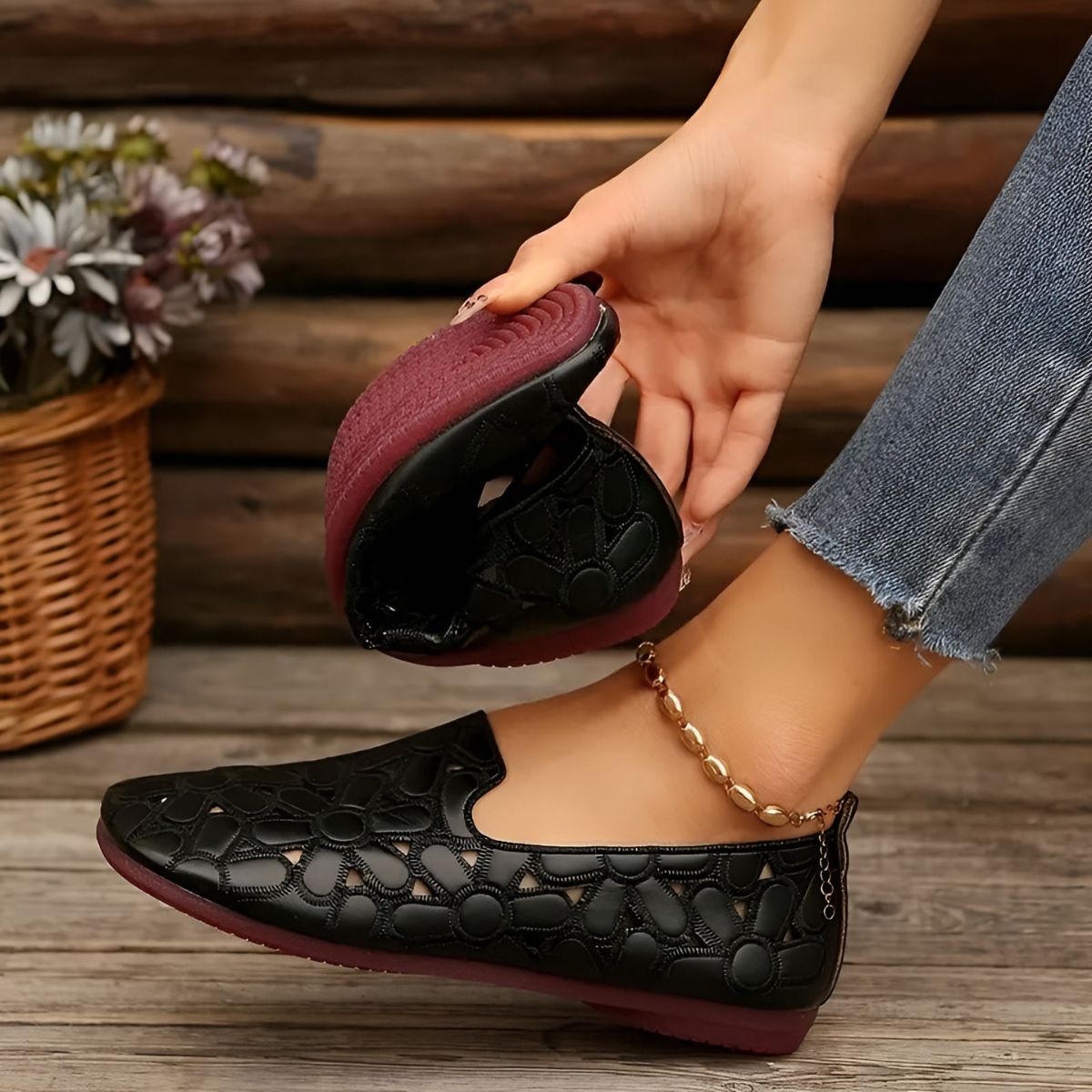 Vilhelmina™ | Pustende Aktive Flatsko