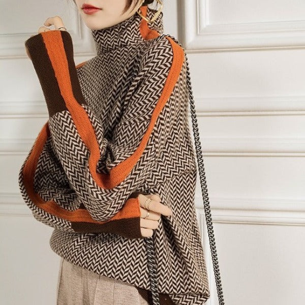 Catharina™ | Polotrøye med kontrasterende striper