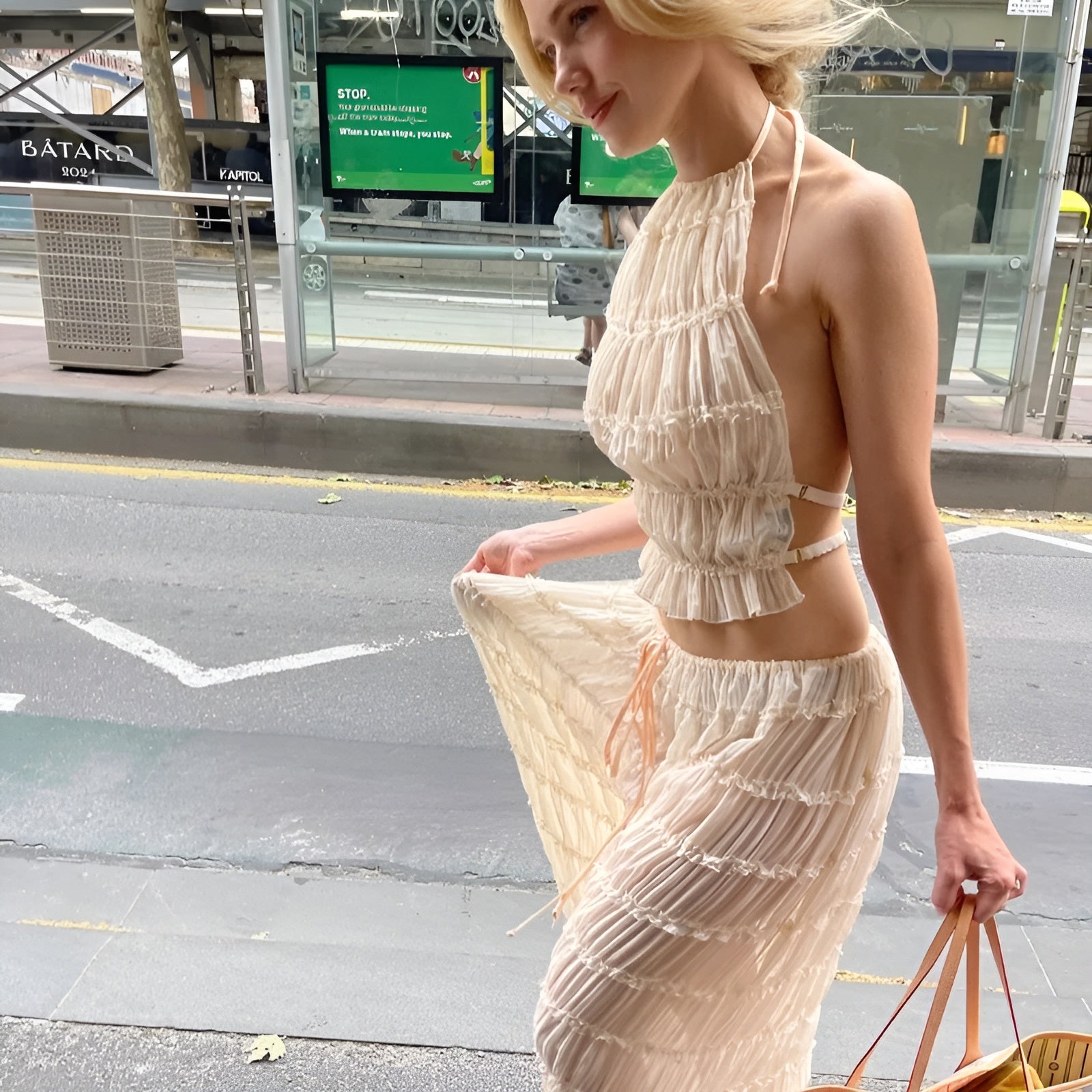 Sally™ | Stilig To-delt Strandkjole