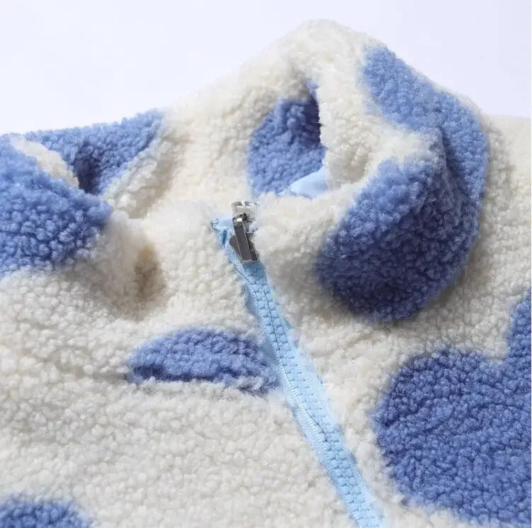 Kerstin™ | Vendbar jakke med hjerte detaljer