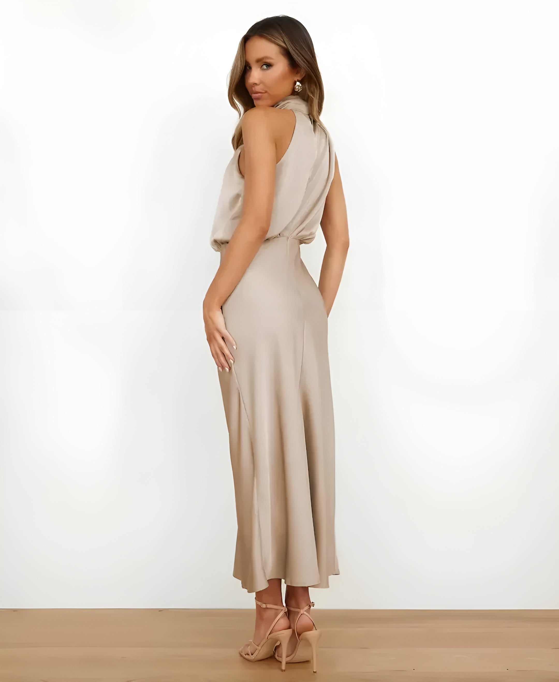 Sélène™ | Midikjole med Høy Midje