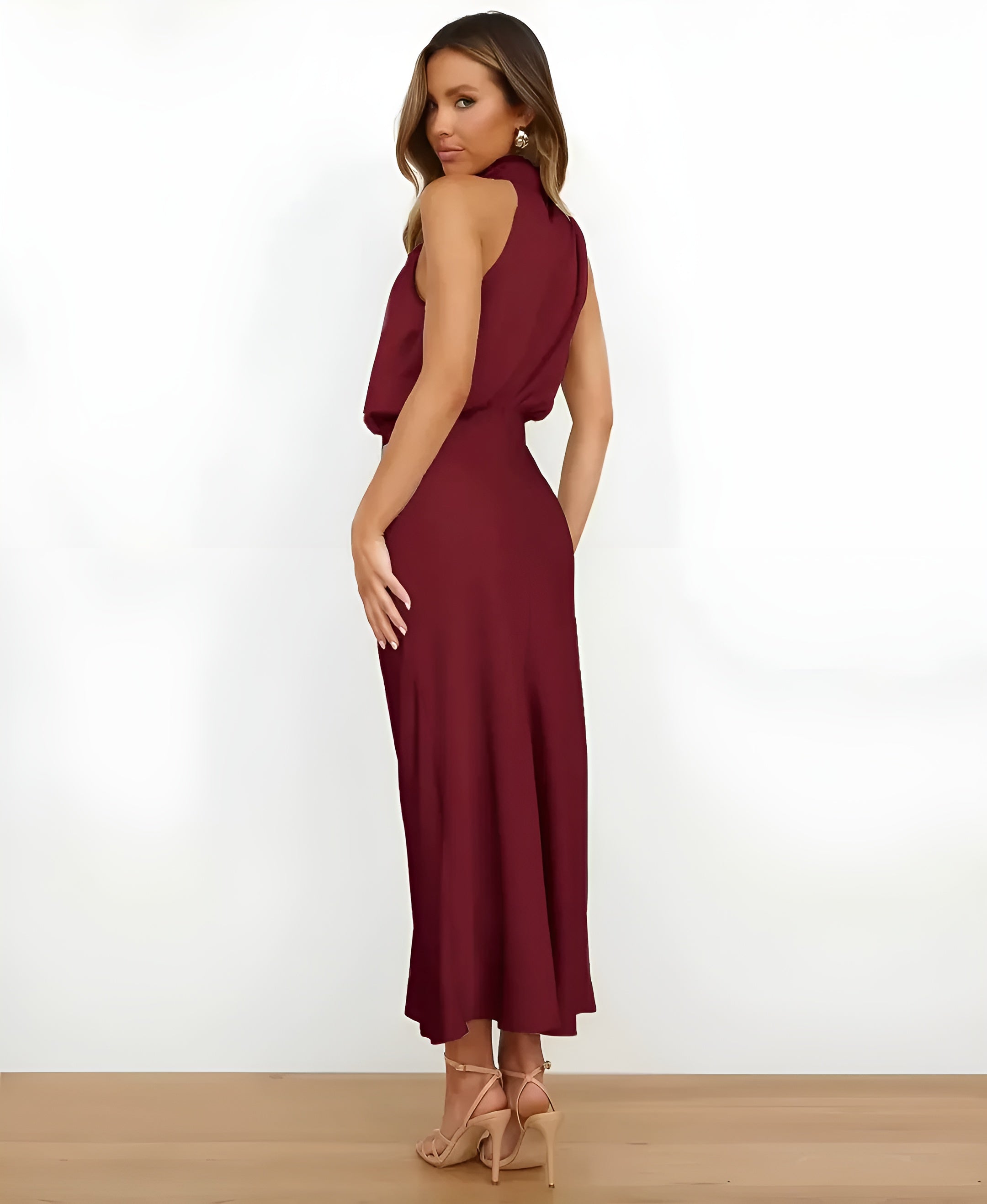 Sélène™ | Midikjole med Høy Midje