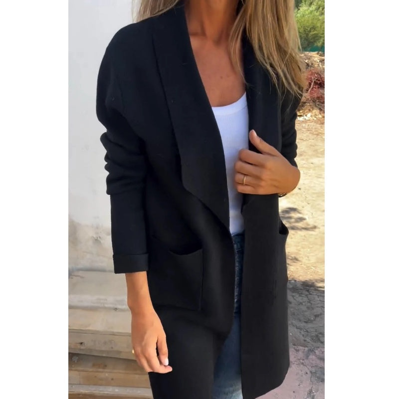 Linnea™ | Stilren lang cardigan med tidløs eleganse