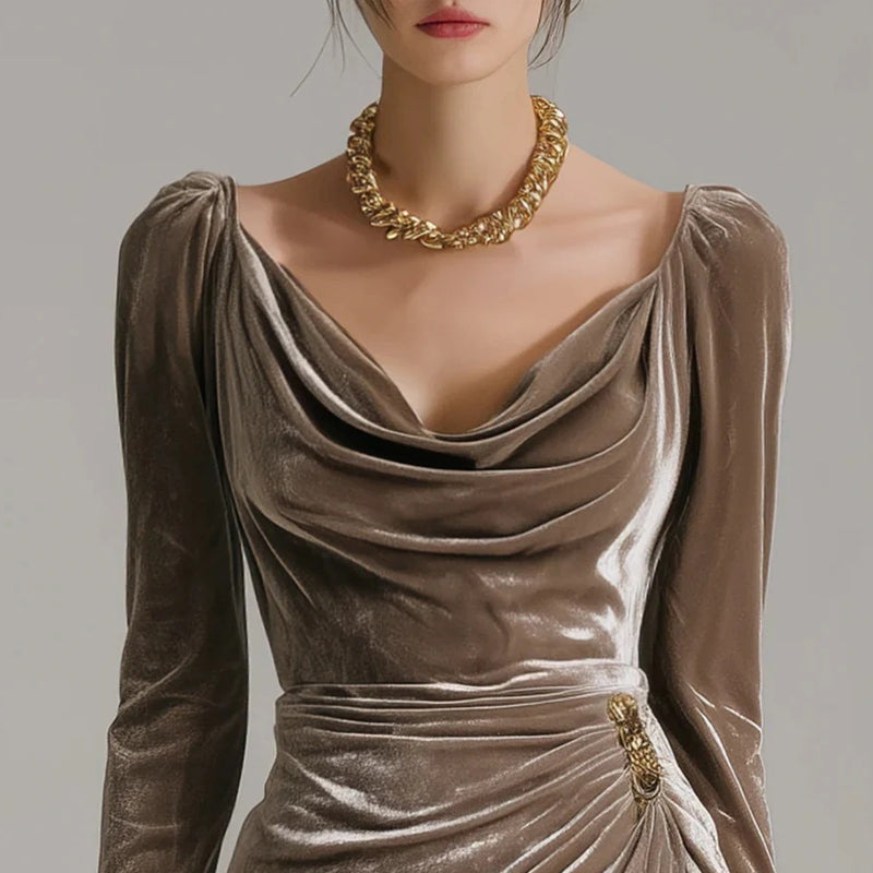 Seraphina™ | Elegantsed Sametkleid