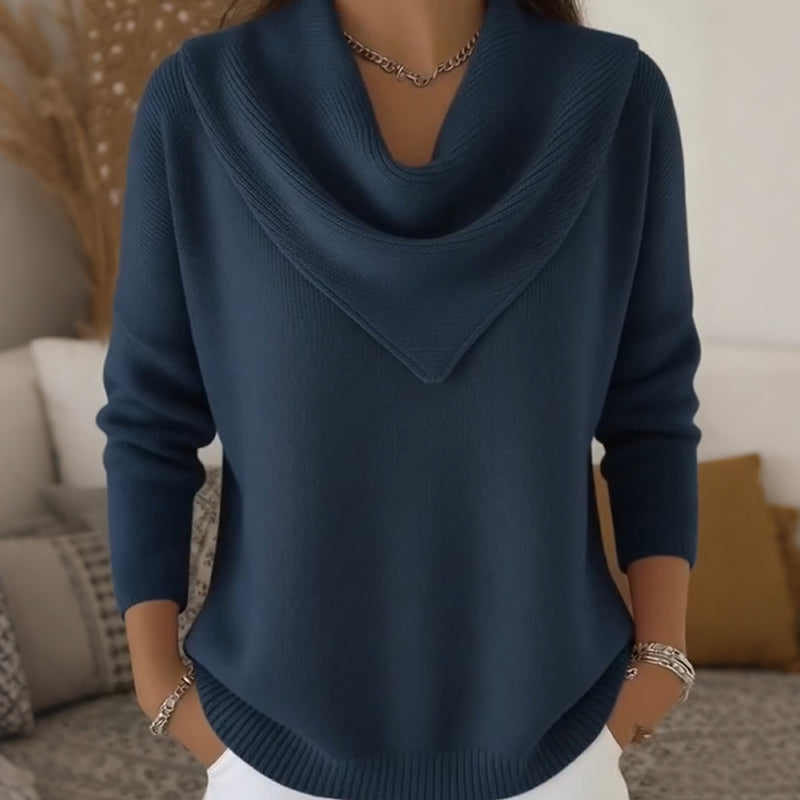 Amber™ | Naiste Sviiter Elegantse Kolmnurkse Kaelusega