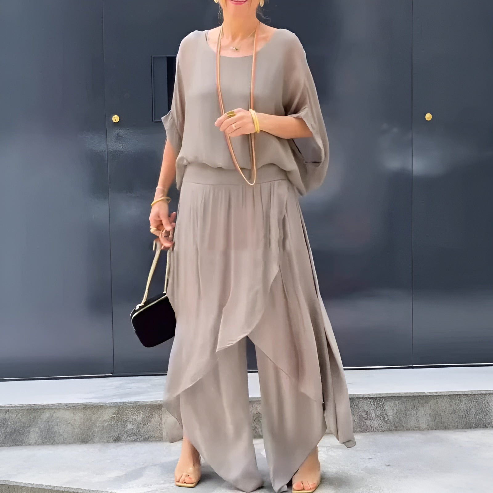 Astrid™ | Chiffongsett i To Deler